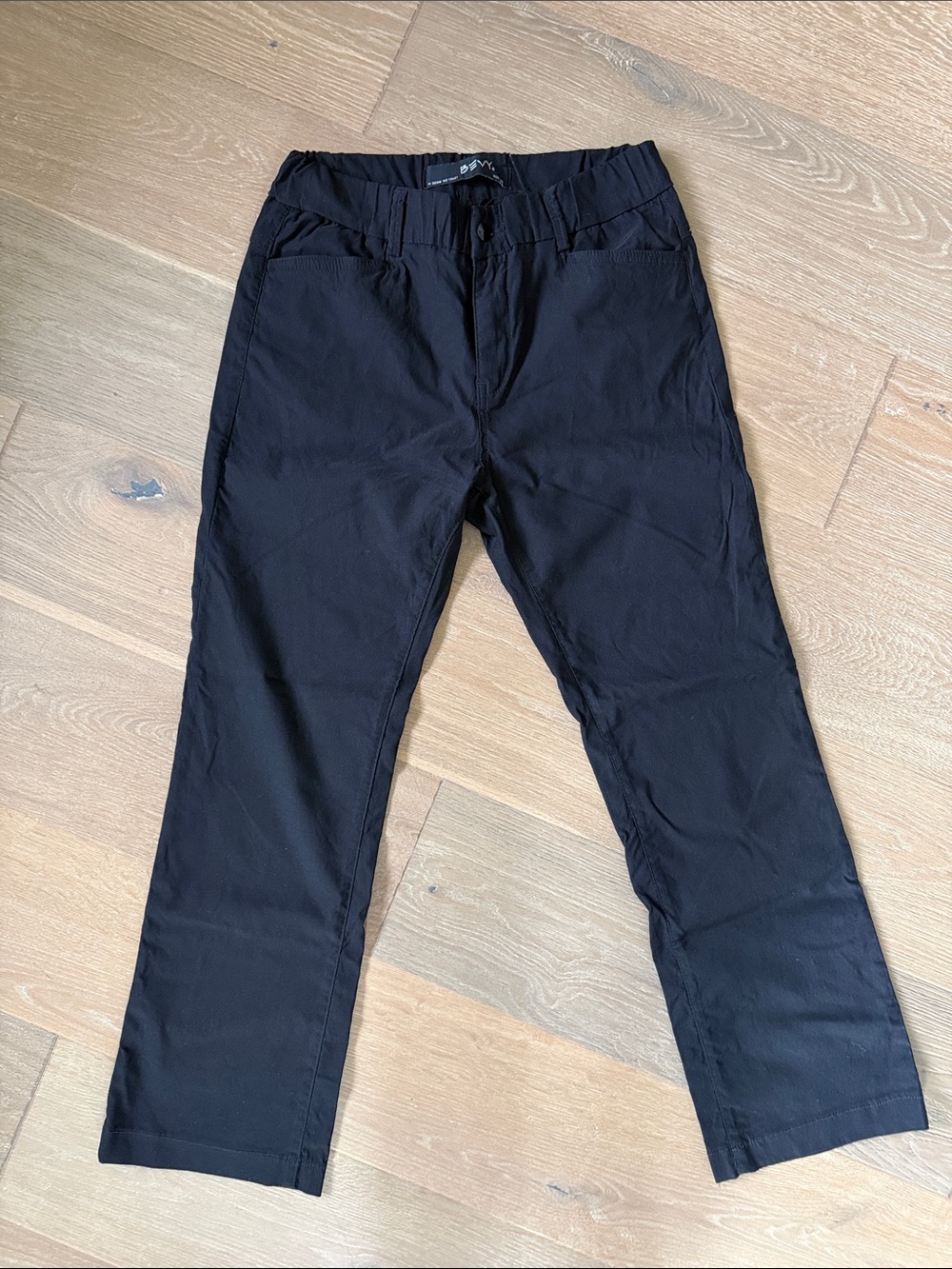 BEVY FLOG Black Straight Leg Pants